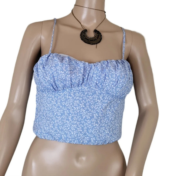 Princess Polly Tops - Princess Polly Tiarnie Top Blue Size 4